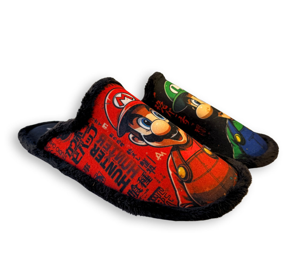 Zel’s zapatillas hombre Mario y Luigi