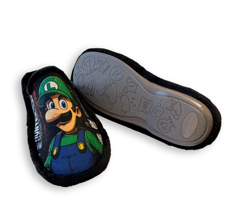 Zel’s zapatilla casa hombre Mario y Luigi suela