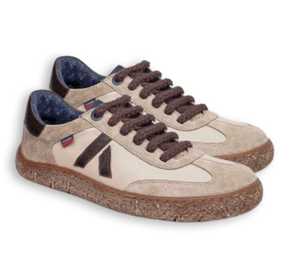 Deportivos Callaghan Terra mujer beige y marrón
