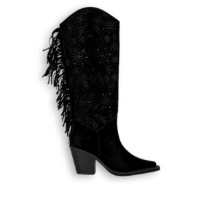 Bota cowboy mujer negra Alma en Pena