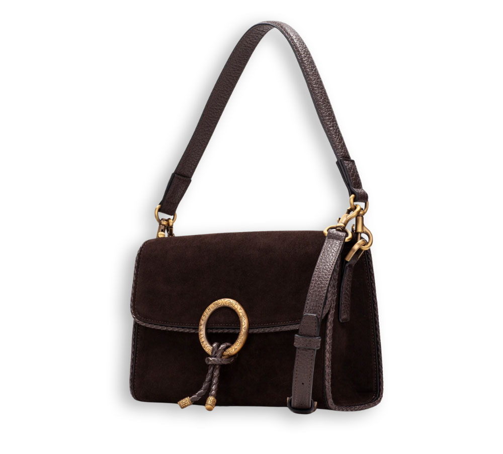 Hispanitas bolso de hombro chocolate