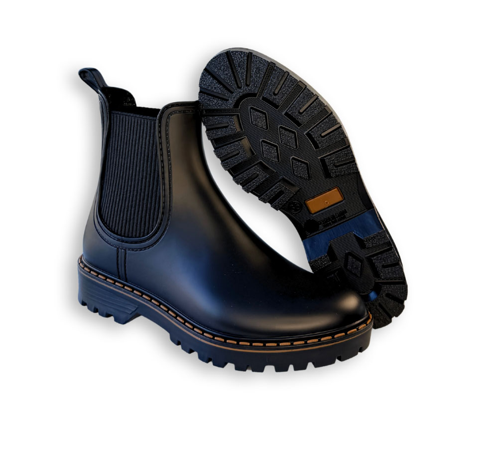 Botas de agua Igor Trak Tri negras con suela track