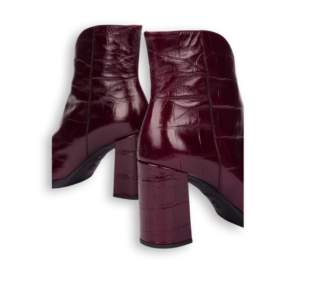 Wonders botines mujer burdeos Aurora 44