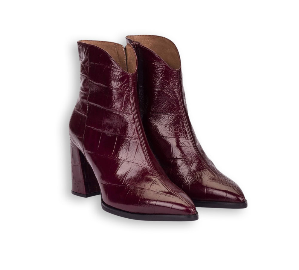 Wonders botines mujer burdeos Aurora 44