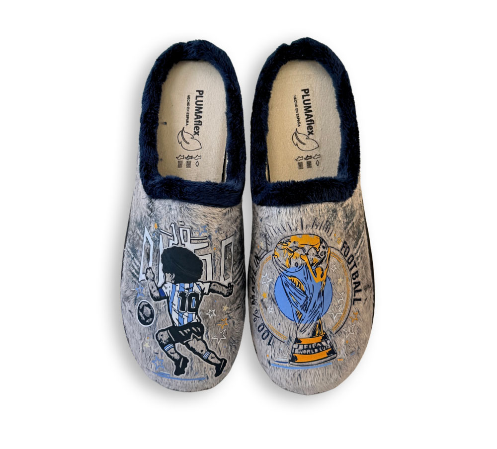 Zapatillas de casa hombre Plumaflex con plantilla extraíble