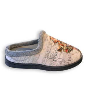 Plumaflex zapatilla destalonada hombre Einstein gris