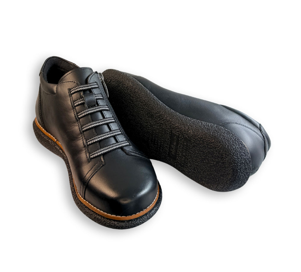 Valerias zapato deportivo mujer negro suela