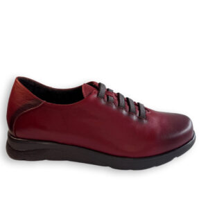 Zapato deportivo mujer granate Valerias