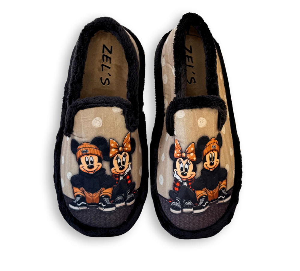 Zapatillas de casa mujer ZEL'S diseño Mickey Minnie