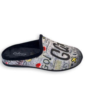Zapatillas de casa hombre grises Cabrera Gamer