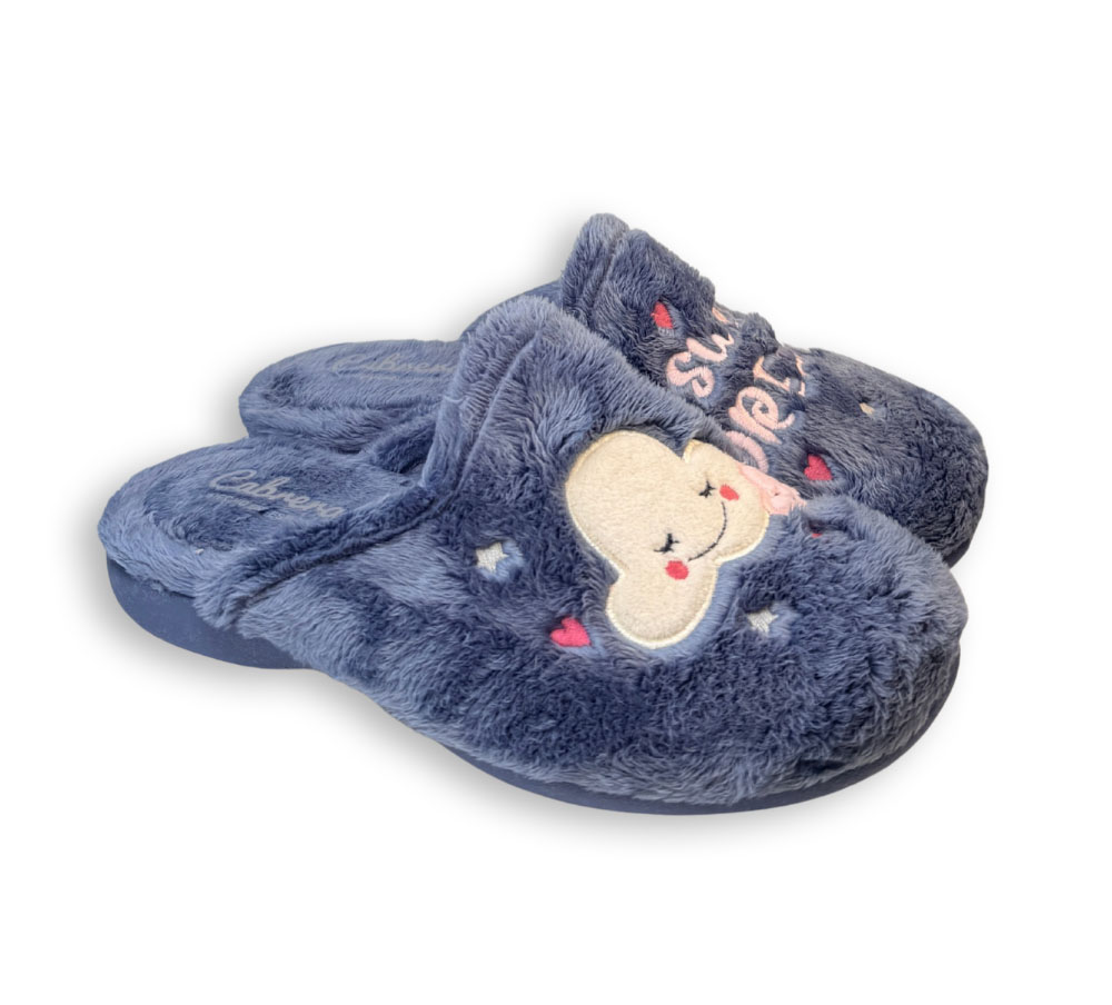 Zapatillas de casa Cabrera mujer azules Sweet Dreams