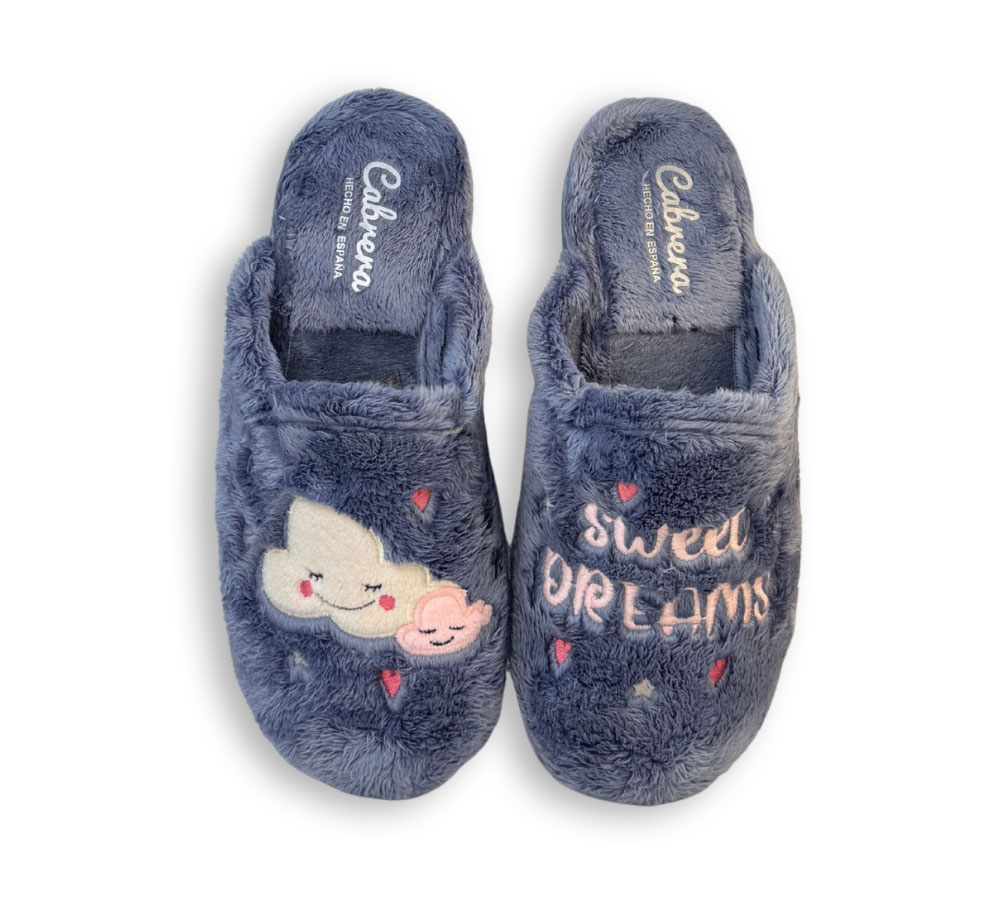 Zapatillas de casa mujer Cabrera con plantilla extraíble